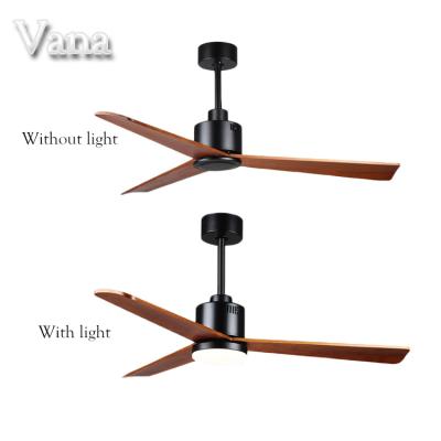 China With Knock Down Function Wood Ceiling Fan 52