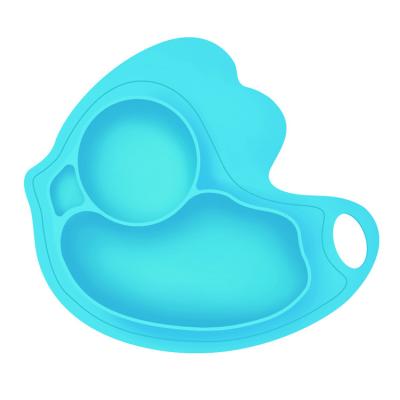 China Wholesales Customization Safety Food Grade Silicone Baby Occasional Acceptable Kids Tableware Heat Resistant Dish for sale