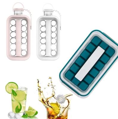 China Macallan Color Macallan Reusable Clear White Pink Ice Cube Hot Viable Wholesale Portable Ice Ball Maker Reusable Ice Cube Tray Mold for sale