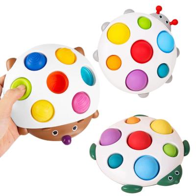 China 2022 Amazon Custom Decompression Silicone Popit Hot Selling Colorful Cute Animal Toy Game for sale