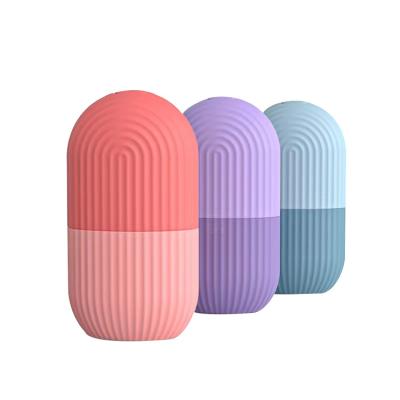 China 2022 New Arrivals Durable Reusable Multifunctional Massager Mini Silicone Ice Face Roller Massager Face and Eye Skin Care Tool for sale