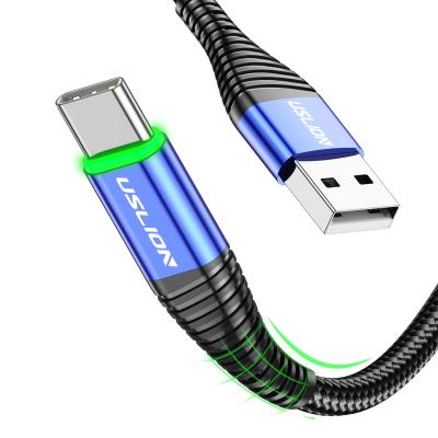 China Data Transmission 1M 2M USLION New Arrival Data Cable USB Fast Charging Type C 3A Cable Fast Charging Cable For Huawei for sale