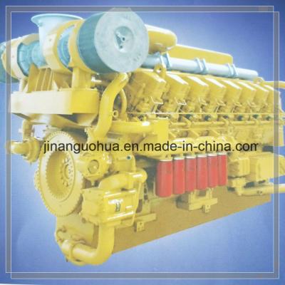 China Chidong Jinan Motor diesel marino H12V190 H16V190 Tipo de combustible 4 tiempos marino en venta