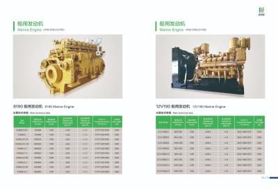 China Motor eléctrico de 6 cilindros Jichai Chidong Motor diesel marino de 400 kW para la construcción naval en venta