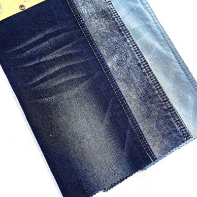 China Kid Or Man Dark Blue Fake Knit Denim Fabric Soft 9.5oz India for sale