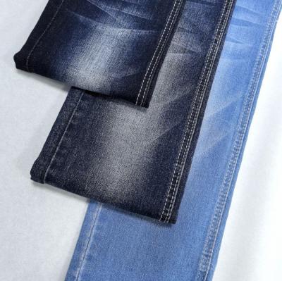 China Dark Blue Cotton Spandex Denim Fabric Denim Fabric Blended 70'' 71'' 8.6oz for sale