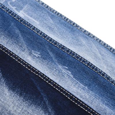 China Shrink-resisitant COTTON POLYESTER SPANDEX DENIM FABRIC QY040 8.5 oz for sale