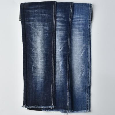 China Shrink Resistant Cotton Polyester Spandex Stretch Cotton Denim Fabric 10.3oz for sale