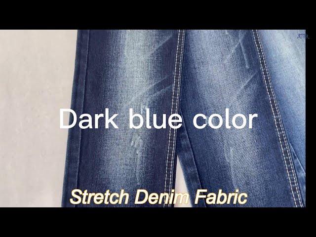 shrink-resisitant cotton polyester spandex denim fabric qy021-1 7.9 oz