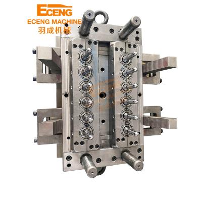 China Reasonable Price 28mm Steel Eceng 12 Cavity Small Pet Bottle Oval Preform Mold Preform Injection Molding for sale