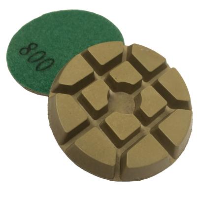 China Floor King Outdoor Grinding Series 3 Inch Small Flat Diamond Dry Pad For Concrete Terrazzo Polishing for sale