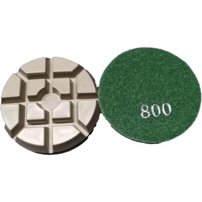 China Diamond Factory Supply Mesh 800 3 Inch Diamond Stone Dry Polishing Pads For Wholesale for sale