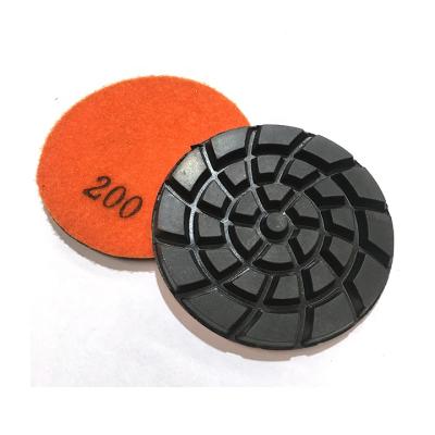 China Buffalo Series Natural Stone Surface Diamond Hard Flooring Wet Polishing Pads for sale