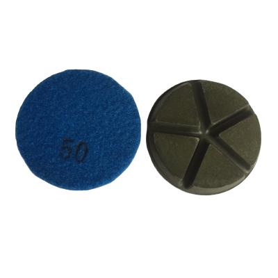 China Ceramic floor and natural stone surface grit series 50 100 200 400 3 inch diamond ceramic floor bond concrete polishing protection for sale