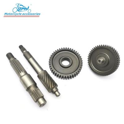 China Motorcycle Accessories Gear Four Teeth Big Belt Pulley Rear Wheel Axle For BWS100 BWS-100 for sale