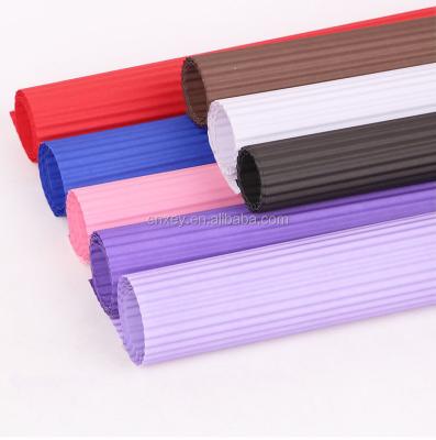 China 100% Eco-friendly Corrugated Papers Rose Colorful Gift Wrapping Paper Kraft Paper for sale