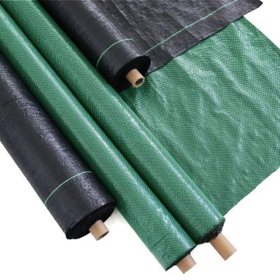 China Agricultural Wholesale Organic Horticulture Tree Garden Ground Cover Protection Feathery Stipe Heavy Duty Black Woven Mat for sale