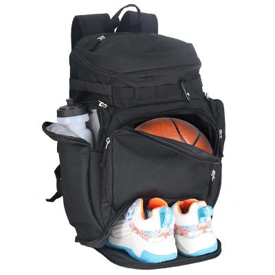 China Anti-Theft Inson Customized Polyester Large Sports Equipment Sublimated Travel Basketball Backpack With Shoe Compartment for sale