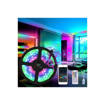 China Theme Park Fast Delivery Ws2811 Music 12v Pixel Led Light Strip With Wireless Remote Control Smart Light Strip for sale