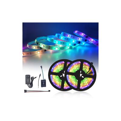 China High Quality Accessible Theme Park W2811 RGB Color Led Strip Led With 5050 Remote Control Led Light Music Sync for sale