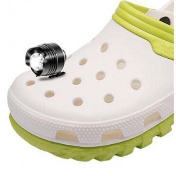 China Clog Charm BHC OEM/ODM shoe parts & accessories ABS LED waterproof flash headlights croc light rechargeable headlights for croc for sale