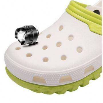 China Clog Charm High quality shoe decoration charms headlights for croc shoe for sale