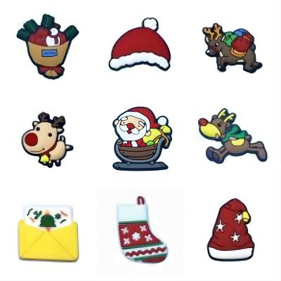 China Clog Charm Christmas  charms  Santa Claus   Christmas   gift charms new year charms   reindeer for sale