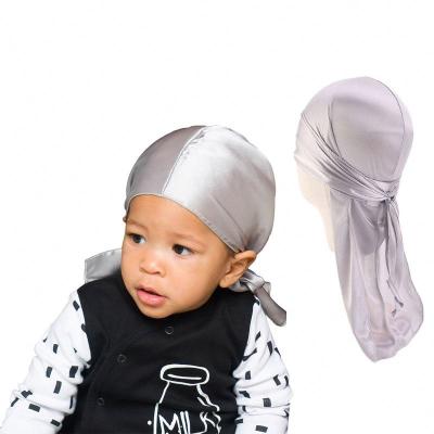 China Du rag Designer Duragesic Kids Durag Boys Baby Headwrap Custom Silky Hood Hat Silky Durags for sale