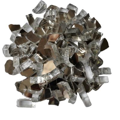 China Eco-friendly Tempered Glass Clear Fire Pits Glass Chips for sale