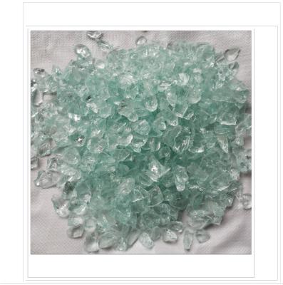 China Garden Deocration Rock Fire Glass Pit Glass Crushed Glass Fire for sale