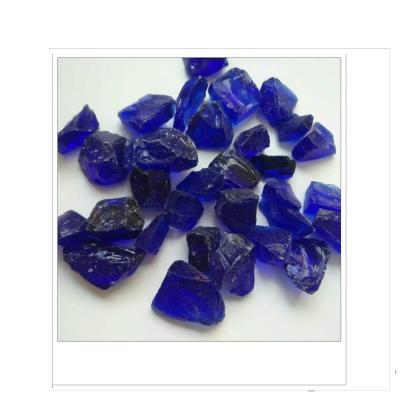 China Garden Deocration Eco Dark Blue Crushed Glass-Glass Aggregate for sale