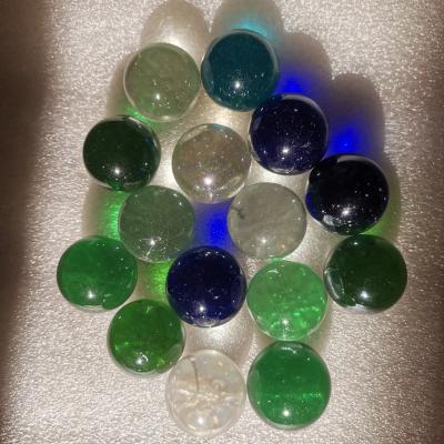 China Eco - Friendly 14mm Round Glass Beads Marble for sale