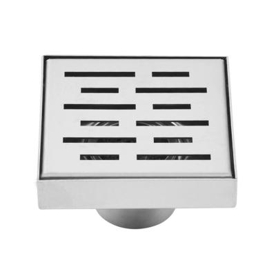 China Modern Square Shower Drain Anti Smell OEM Shower Sink Drain Stopper Tile Hair Insert Tray Bathtub Floor Drain for sale