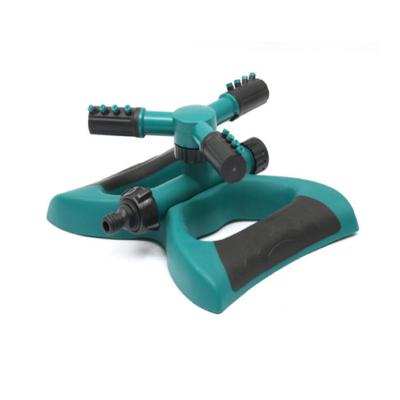 China Hot Selling Plastic Adjustable Lawn Irrigation Tool 360 Degree Automatic Rotating Garden Sprinkler for sale