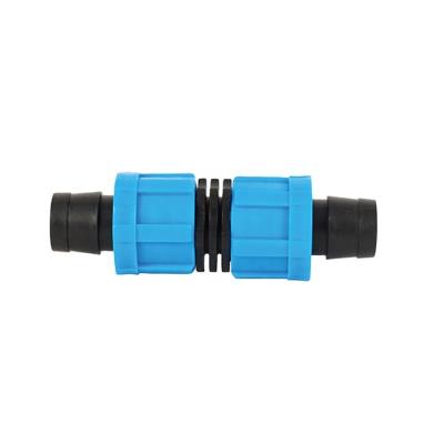 China High Quality Water-saving Irrigation System 16mm Drip Irrigation Fittings For Drip Tape Locked Connectors for sale