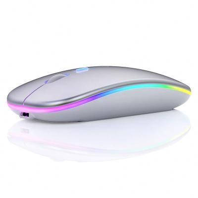 China Rechargeable Lithium Battery 2.4Ghz Colorful Optical Gaming 3D Wireless Mouse for sale