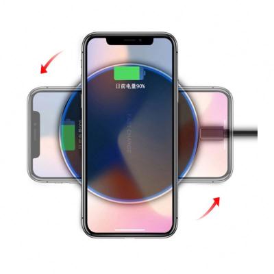 China Magnetic Home Appliances 15W Qi Wireless Fast Charger Around Mobile Phone Holder Phone Wireless Charging for sale