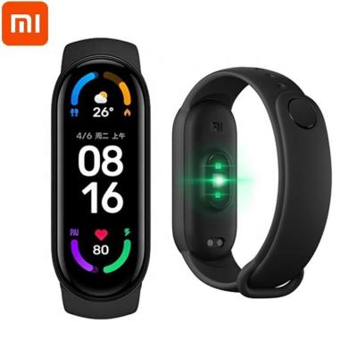 China Xiaomi Band 6 Band 6 Smart Bracelet Radio AMOLED Screen Heart Rate Fitness Tracker Mi band6 GPS Navigation Waterproof Xiaomi for sale