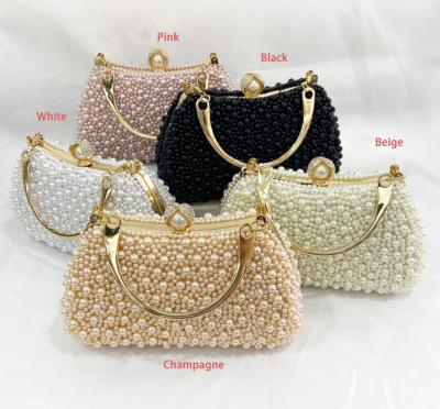 China Fashion Designer Luxury Pearl Girls Party Women Wedding Evening Clutch Bags Clutch Purse for sale