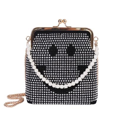 China Factory Price Fashionable Bling Rhinestone Rhinestone Evening Clutch Bag Women Crystal Bags Evening Bag Clutch for sale