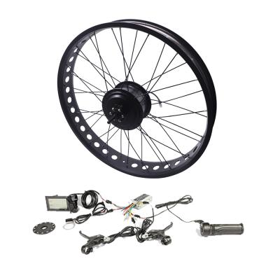 China 104C2 48v geared ebike fat tire electric bike conversion kit for snow bike ebike kit for fat bike 700c 16