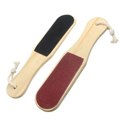 China Clean Foot 20PCS MOQ Wholesale Customized Wooden Foot File for sale