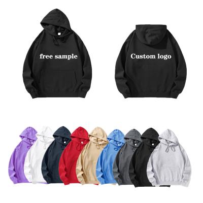 China Wholesale Anti-wrinkle OWNFOLK 340g 100% cotton hoodies in all colors embroidery oversized hoodie custom print unisex hoodie for sale