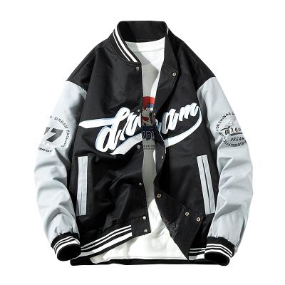 China High Quality Custom Viable Outdoor Jacket Letter Bomber Baseball Sports Coat OEM Winter OEM Logo Size Jackets for sale