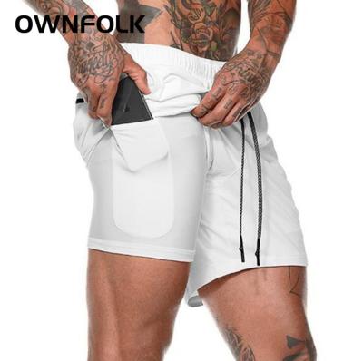 China OWNFOLK factory hot sale QUICK DRY fashion professional gym sweat shorts men for short at wholesale price for sale