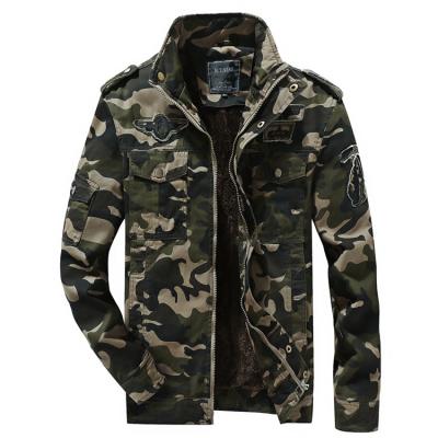 China Plus Size 2021 Good Quality Washed Cotton Military Green Winter Men Custom Jacket for sale