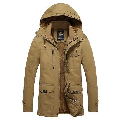 China New Fashion Winter Windproof Anorak Hoodie Long Puffe Jackets Coat With Zipper for sale