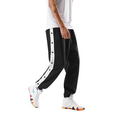 China 2021 China men's pants Anti-wrinkle breasted sweatpants popular logo basketball pants for sale