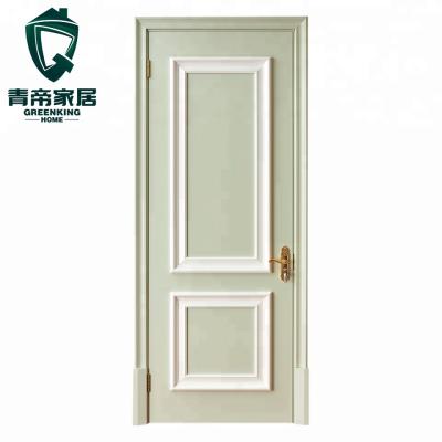 China Solid Swing Prehung MDF Core Hotel Villa Doors for sale