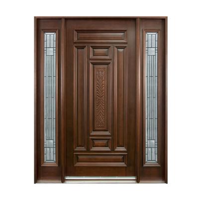 China Swing White Color Solid Wood Panel Design Bedroom Doors for sale